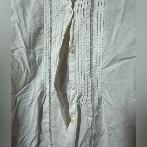 American Eagle Outfitters Cream Button-Up Shirt - Picture 4 of 5